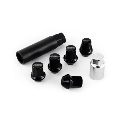 RAYS 17HEX L31 NUT&LOCK 12X1.25/5H BK (BLACK) 74082000001BK