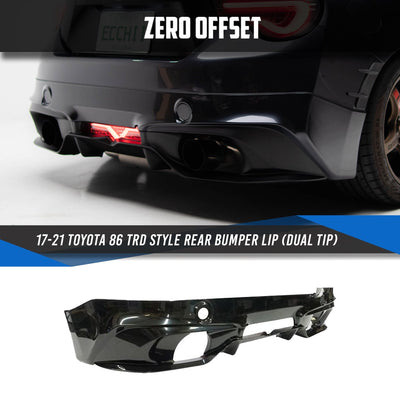 TRD V2 Style Rear Lip for Toyota 86 (ZN6) 2012-2021