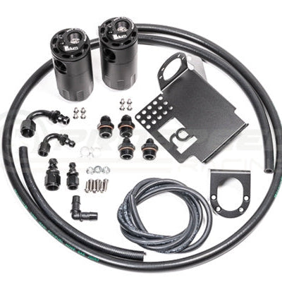 Radium Dual PCV/Crankcase Fluid Lock Catch Can Kit
