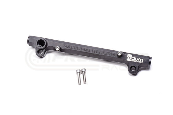 Radium Black Fuel Rail Only - Mitsubishi Evo X