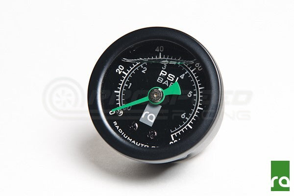 Radium Fuel Pressure Gauge w/ 6AN Inline Adapter