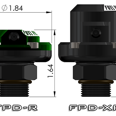 Radium FPD-R Fuel Pulse Dampener - 3/8" NPT