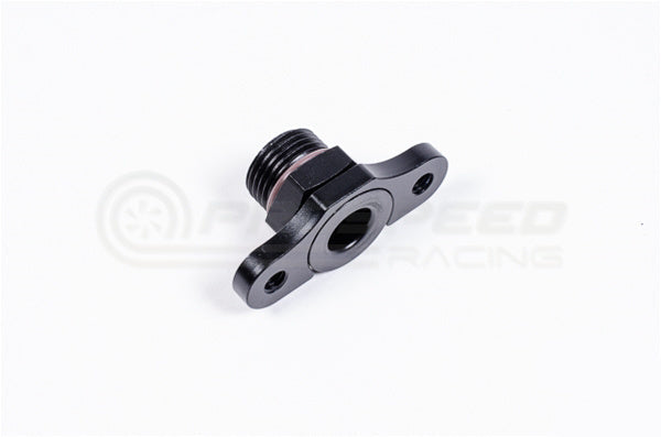 Radium FPR Adaptor 8AN ORB, 11mm Bore, 39mm Spacing, M6 - Subaru WRX STI 01-07/Mitsubishi Evo X/Mazda MX-5/Toyota 2JZ