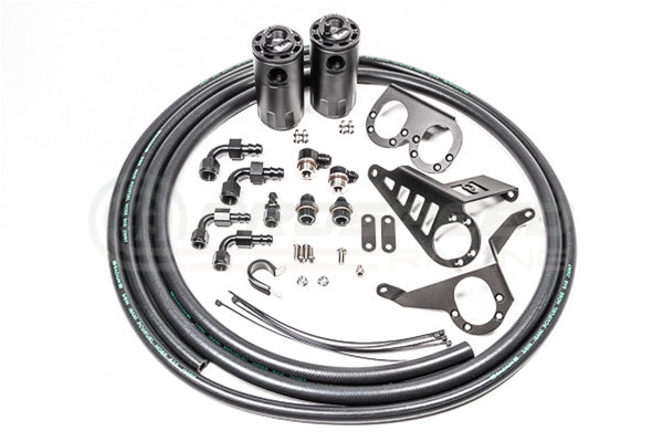 Radium Dual Fluid Lock Catch Can Kit - Toyota Supra A80 93-02