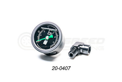 Radium Fuel Pressure Gauge With 90 Deg Adapter
