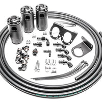 Radium Engineering Triple Fluid Lock Catch Can Kit