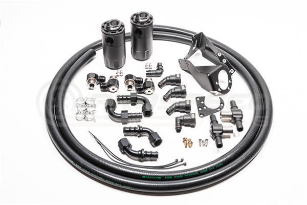 Radium Dual PCV/CCV Fluid Lock Catch Can Kit