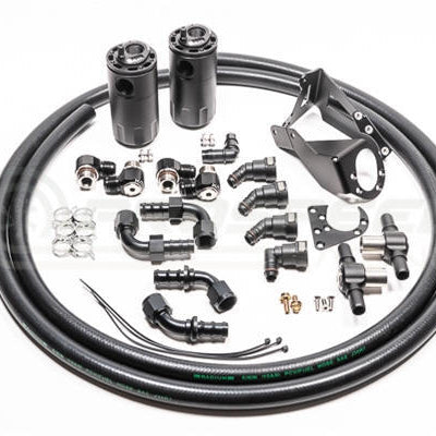 Radium Dual PCV/CCV Fluid Lock Catch Can Kit