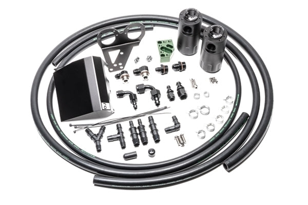 Radium Dual Fluid Lock Catch Can Kit - LHD ONLY