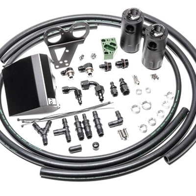 Radium Dual Fluid Lock Catch Can Kit - LHD ONLY