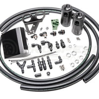 Radium Dual Fluid Lock Catch Can Kit w/RHD Bracket