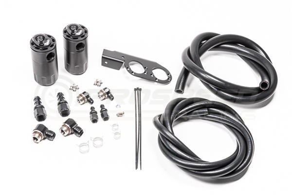 Radium Dual CCV/PCV Fluid Lock Catch Can Kit