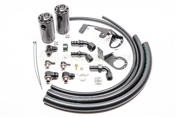 Radium Dual PCV/CCV Fluid Lock Catch Can Kit