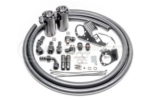 Radium Dual PCV/CCV Fluid Lock Catch Can Kit