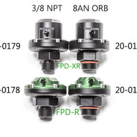 Radium V2 FPD-R Fuel Pulse Dampener - 8AN ORB