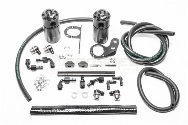 Radium Dual PCV/CCV Fluid Lock Catch Can Kit