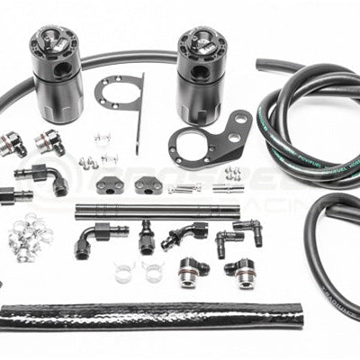 Radium Dual PCV/CCV Fluid Lock Catch Can Kit