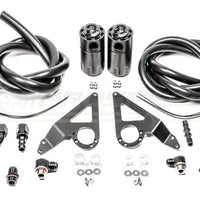 Radium Dual Fluid Lock Catch Can Kit