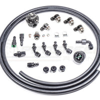 Radium Series Fuel Rail Plumbing Kit w/DMR RA Regulator