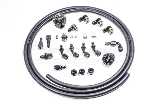 Radium Series Fuel Rail Plumbing Kit w/DMR RA Regulator