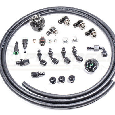 Radium Series Fuel Rail Plumbing Kit w/DMR RA Regulator