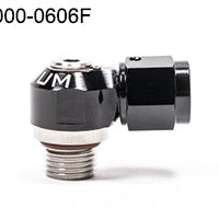 Radium V2 AN ORB to AN Male Flare Low Profile Swivel Banjo Fitting