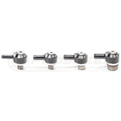 Radium V2 AN ORB to Hose Barb Low Profile Swivel Banjo Fitting
