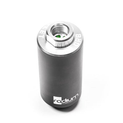 Radium High Flow Fuel Filter w/ Check Valve