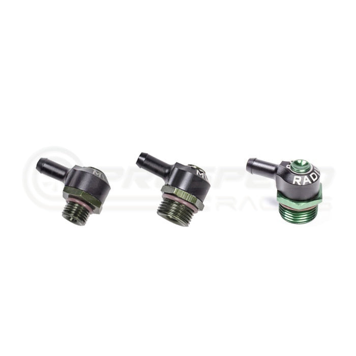 Radium V1 AN ORB to Hose Barb Swivel Banjo Fitting