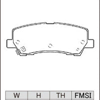 DIXCEL Rear Brake Pads – Ford Mustang 5.0 GT / Bullitt (S550 | FM / FN)