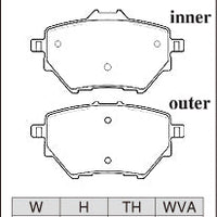 DIXCEL Rear Brake Pads – Peugeot 308 GTi 270 (T9)