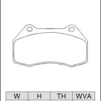 DIXCEL Front Brake Pads - Mazda MX-5 (ND) / Fiat 124 Spider (348) - Brembo 4-Pot