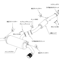 HKS LEGAMAX PREMIUM MUFFLER For TOYOTA YARIS GR GXPA16 31021-AT006