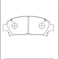 DIXCEL Front Brake Pads – Toyota Caldina (ST215W) / MR2 (SW20)