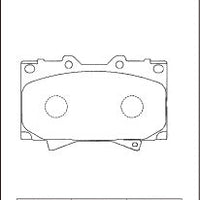 DIXCEL Front Brake Pads – Toyota Land Cruiser 70 / 100 Series (HZJ71, HDJ101, UZJ100)
