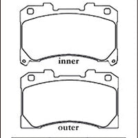 DIXCEL Front Brake Pads – Toyota GR Yaris (GXPA16) / GR Corolla (GZEA14H) / Lexus LBX Morizo RR (GAYA16)