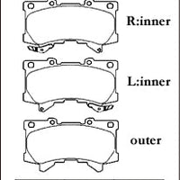 DIXCEL Front Brake Pads – Toyota LandCruiser LC300 (2021+) / Prado 250 (2024+)
