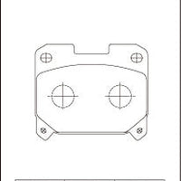 Dixcel Rear Brake Pads - Toyota Supra (JZA80) 17