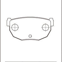DIXCEL Rear Brake Pads – Nissan 180SX (S13) / 200SX (S14 / S15)