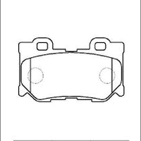DIXCEL Rear Brake Pads – Nissan 370Z (Z34) / Nissan Z (RZ34)