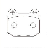 DIXCEL Rear Brake Pads – Subaru WRX STI / BRZ / Mitsubishi Evo / Toyota 86 / Nissan GT-R (Brembo 2-Piston)