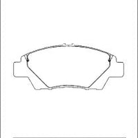 DIXCEL Front Brake Pads – Honda Jazz (GE/GK) CR-Z (ZF)