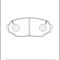 DIXCEL Front Brake Pads – Mazda MX-5 (NA) – 1.6 (NA6C)