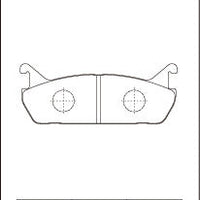 DIXCEL Rear Brake Pads – Mazda MX-5 (NA6C) / 323 (BG)