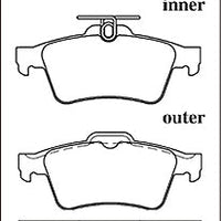 DIXCEL Rear Brake Pads – Ford Focus RS / Focus ST (LW/LZ) / Mazda 3 MPS (BK/BL)