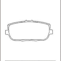 DIXCEL Rear Brake Pads – Mazda MX-5 (NC18 / ND) / Fiat 124 Spider (348)
