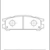 DIXCEL Rear Brake Pads – Subaru WRX (GC8) / WRX STI (V1 – V6)