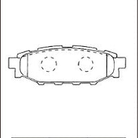 DIXCEL Rear Brake Pads – Subaru WRX (GH/GE/GR) / BRZ (ZC6) / Toyota 86 (ZN6) / Forester (SG/SH/SJ)