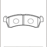 DIXCEL Front Brake Pads - Suzuki Alto (HA36V / HA36S / HA37S / HA97S)