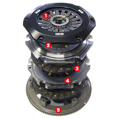 HKS LA CLUTCH TWIN For NISSAN SKYLINE GT-R BNR32 BCNR33 BNR34 RB26DETT R32 R33 R34 26011-AN002